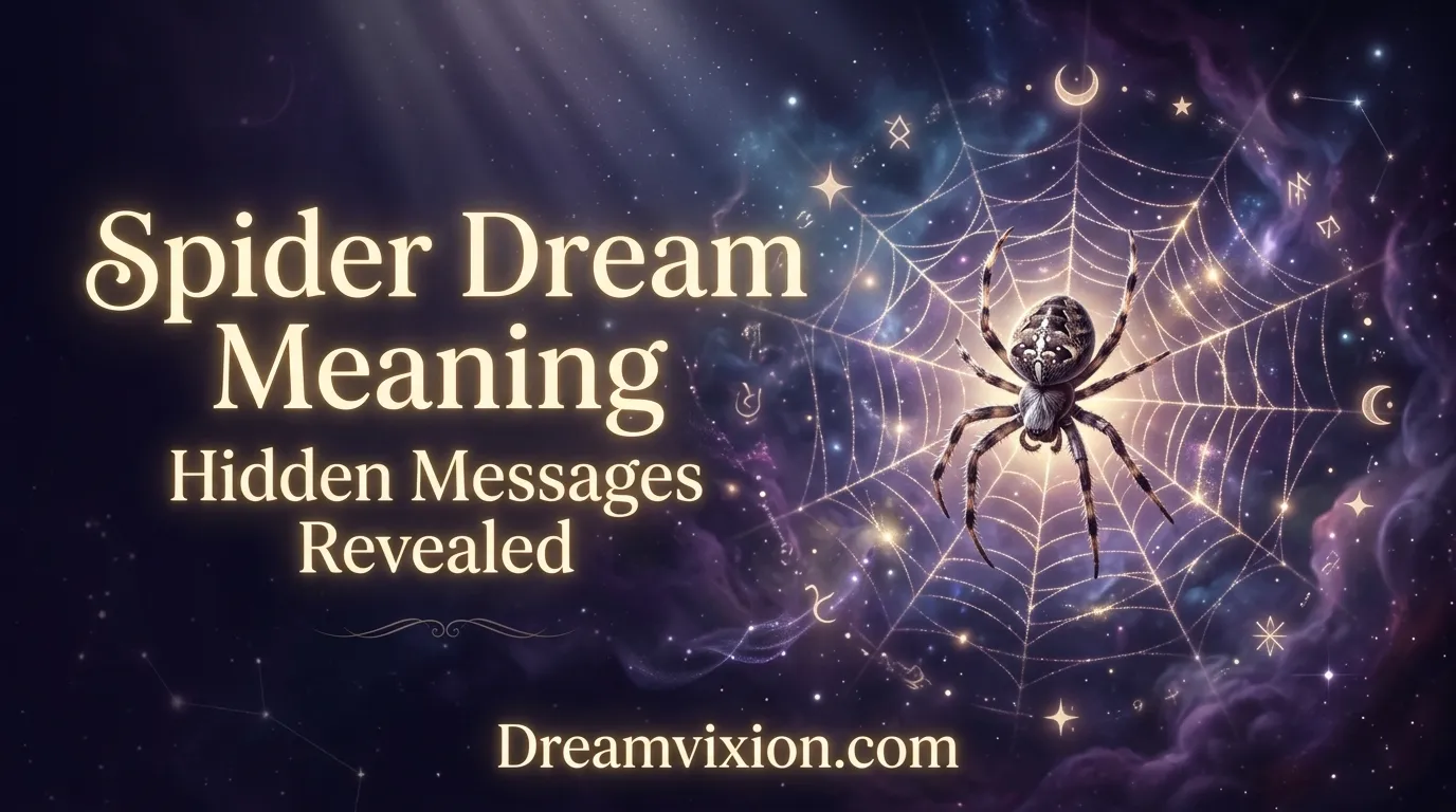 Spider dream meaning 2026