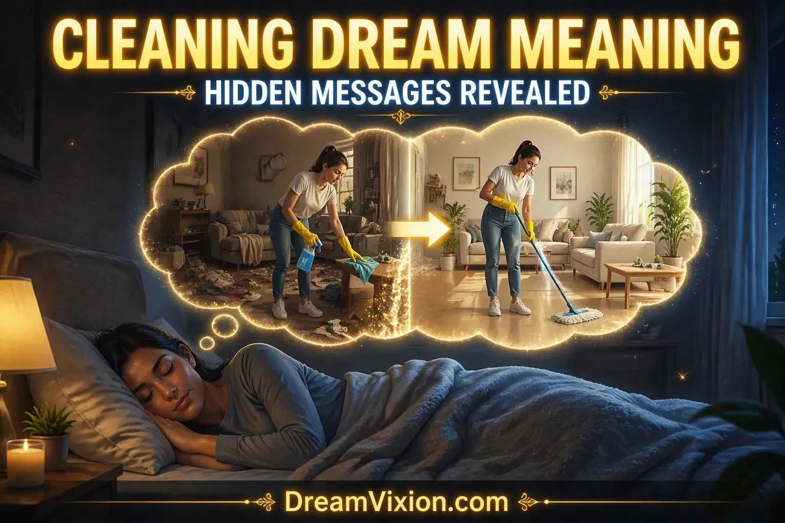 cleaning in a dream meaning