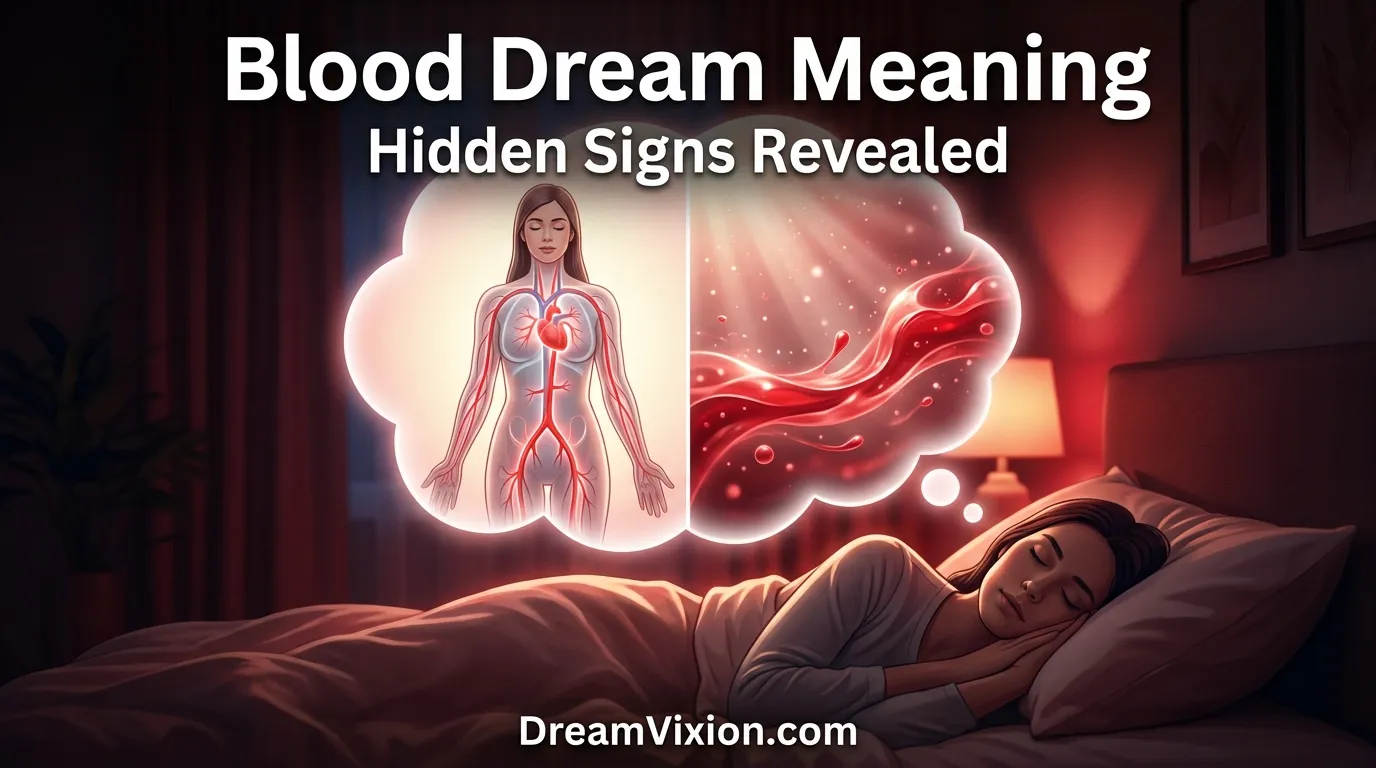 seeing blood in a dream meaning