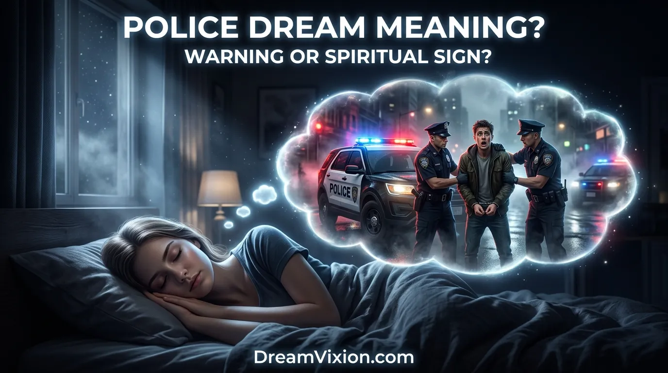 seeing police in a dream spiritual meaning