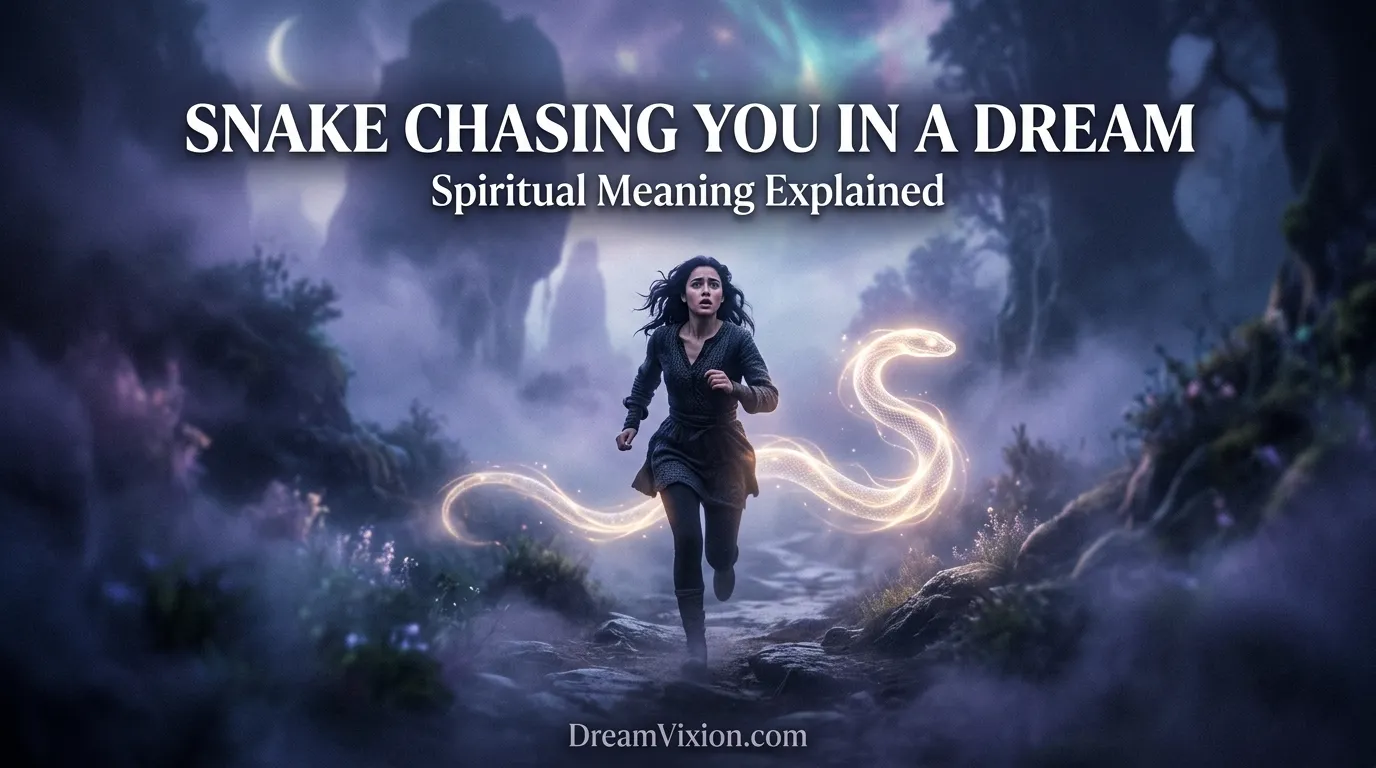 snake chasing you in a dream meaning