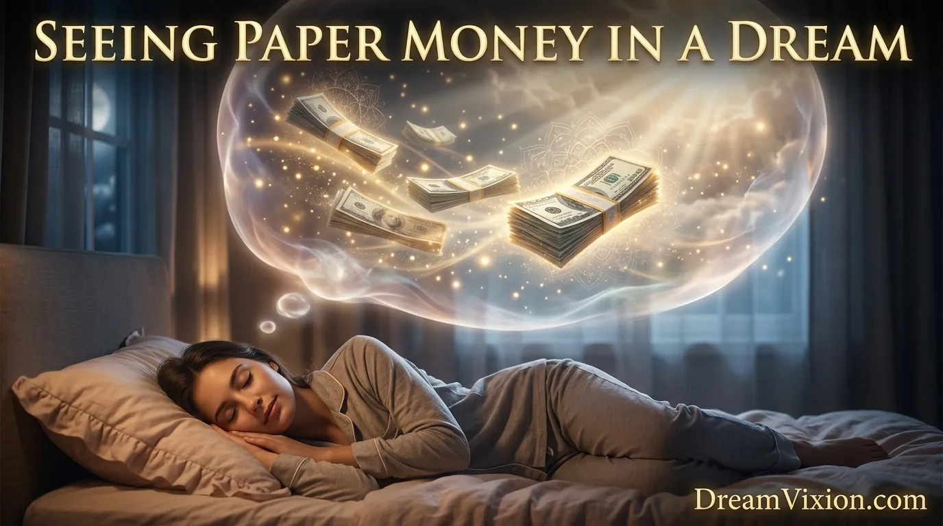 Seeing Paper Money in a Dream