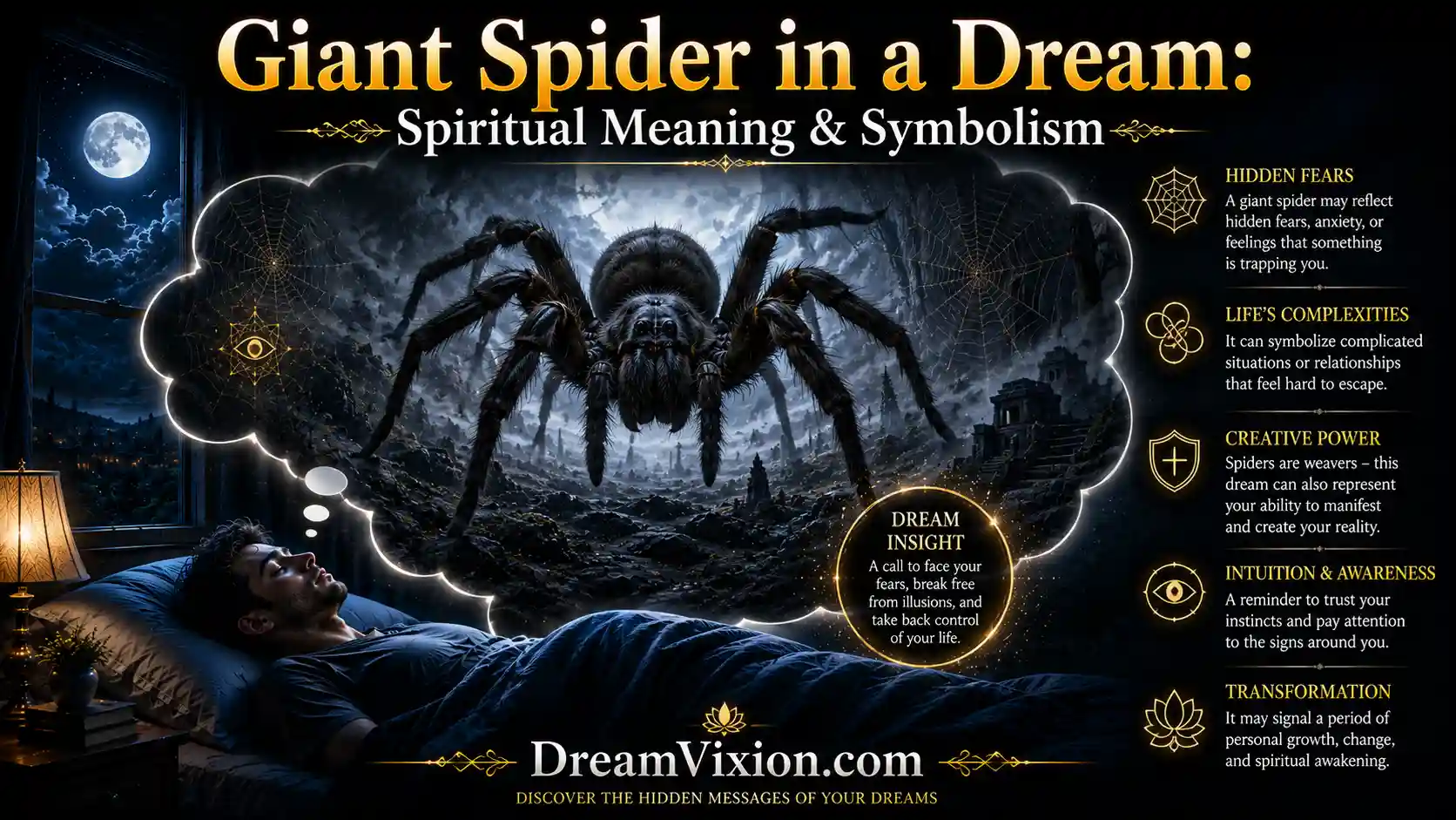 Giant Spider in a Dream
