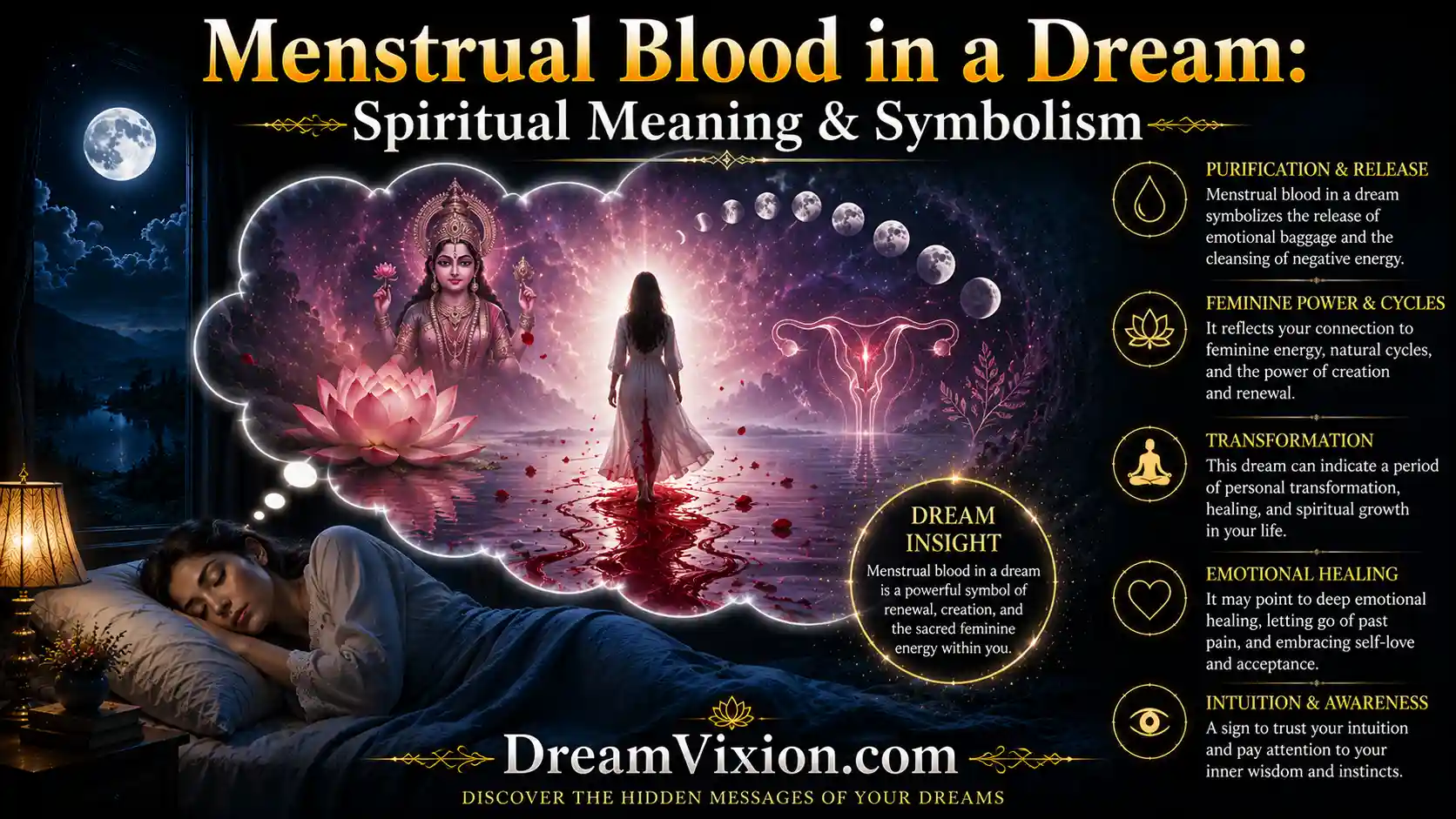menstrual blood in a dream