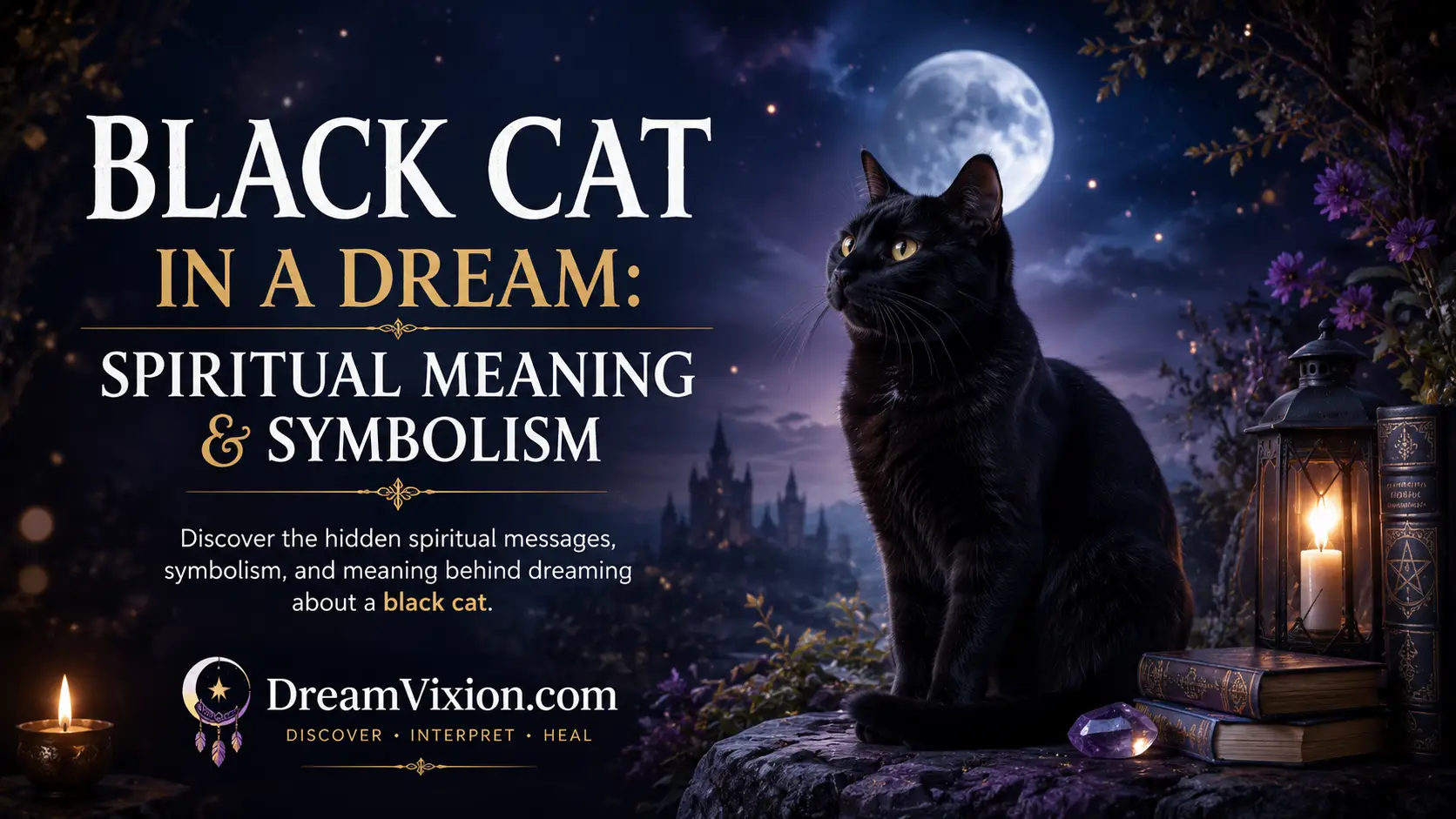 Black Cat in a Dream