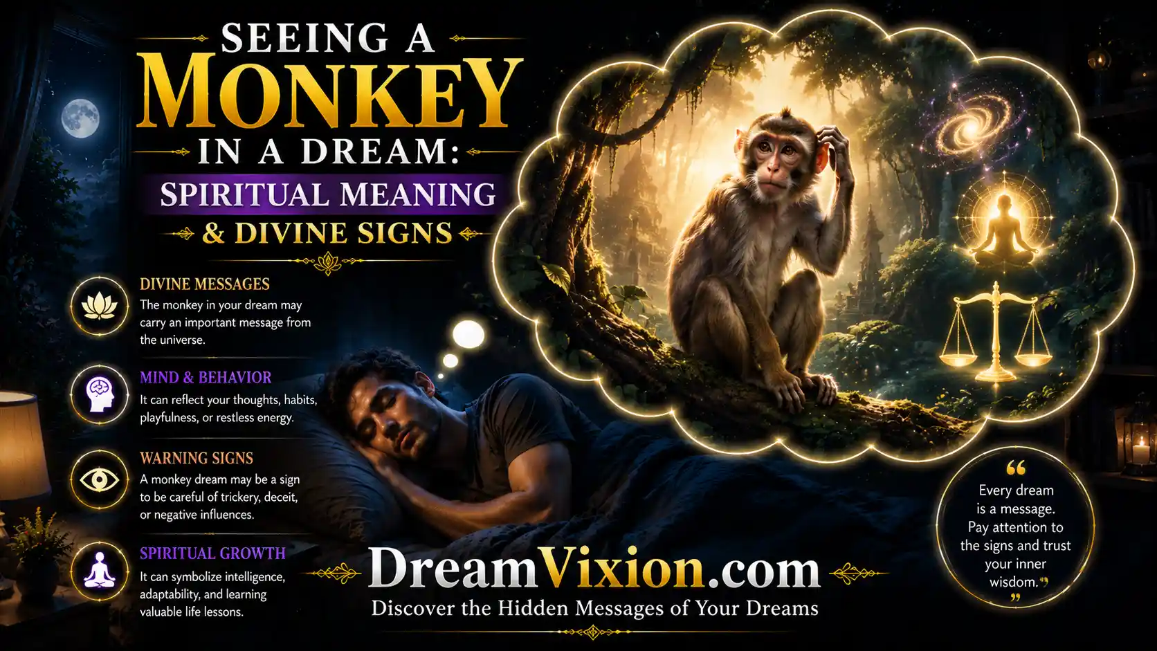 Seeing a Monkey in a Dream