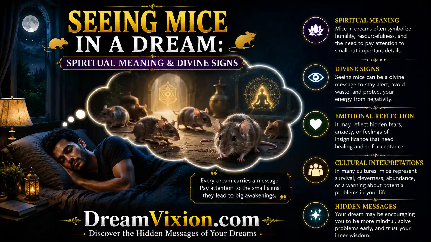 Seeing Mice in a Dream