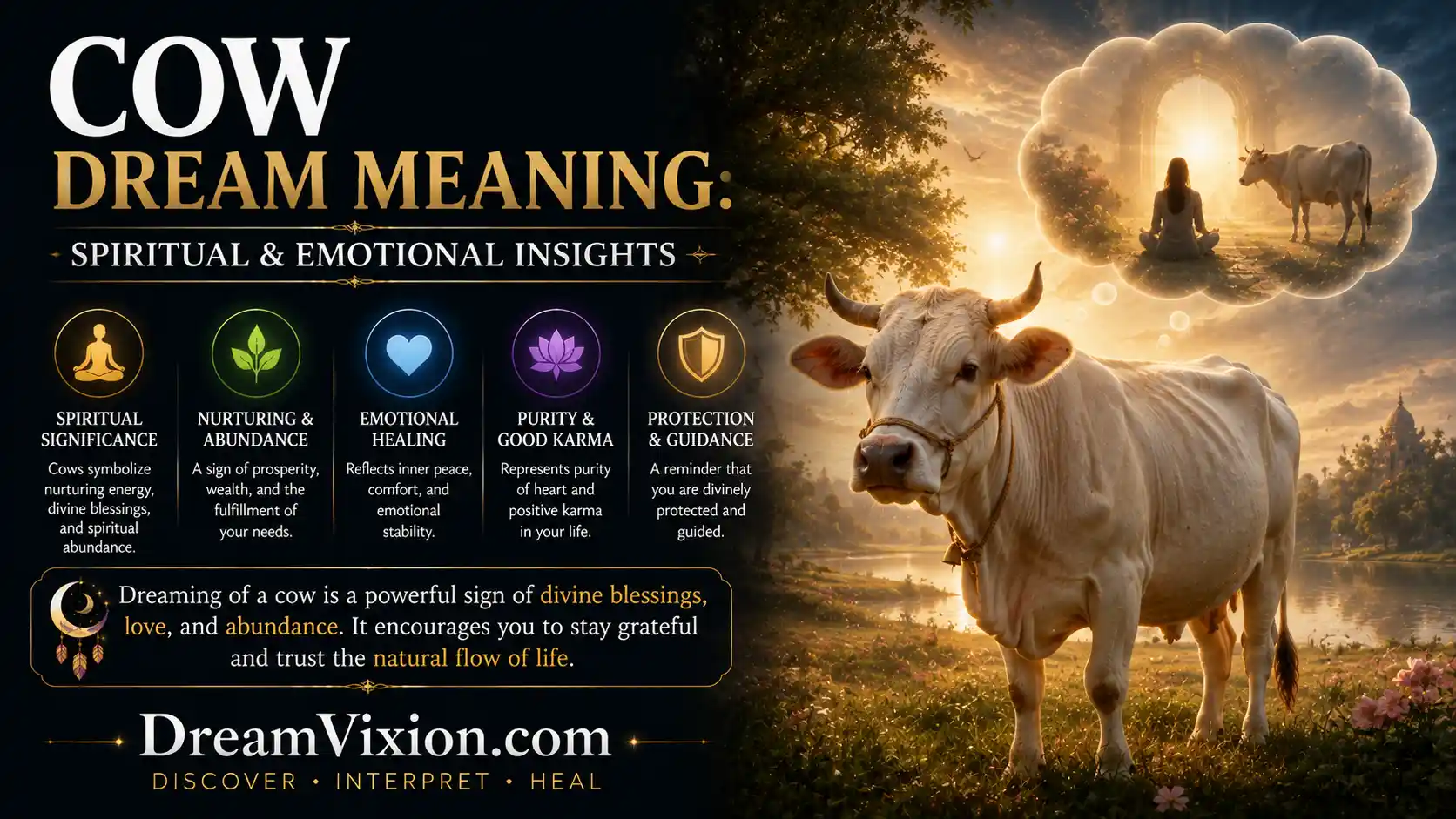 Cow dream meaning