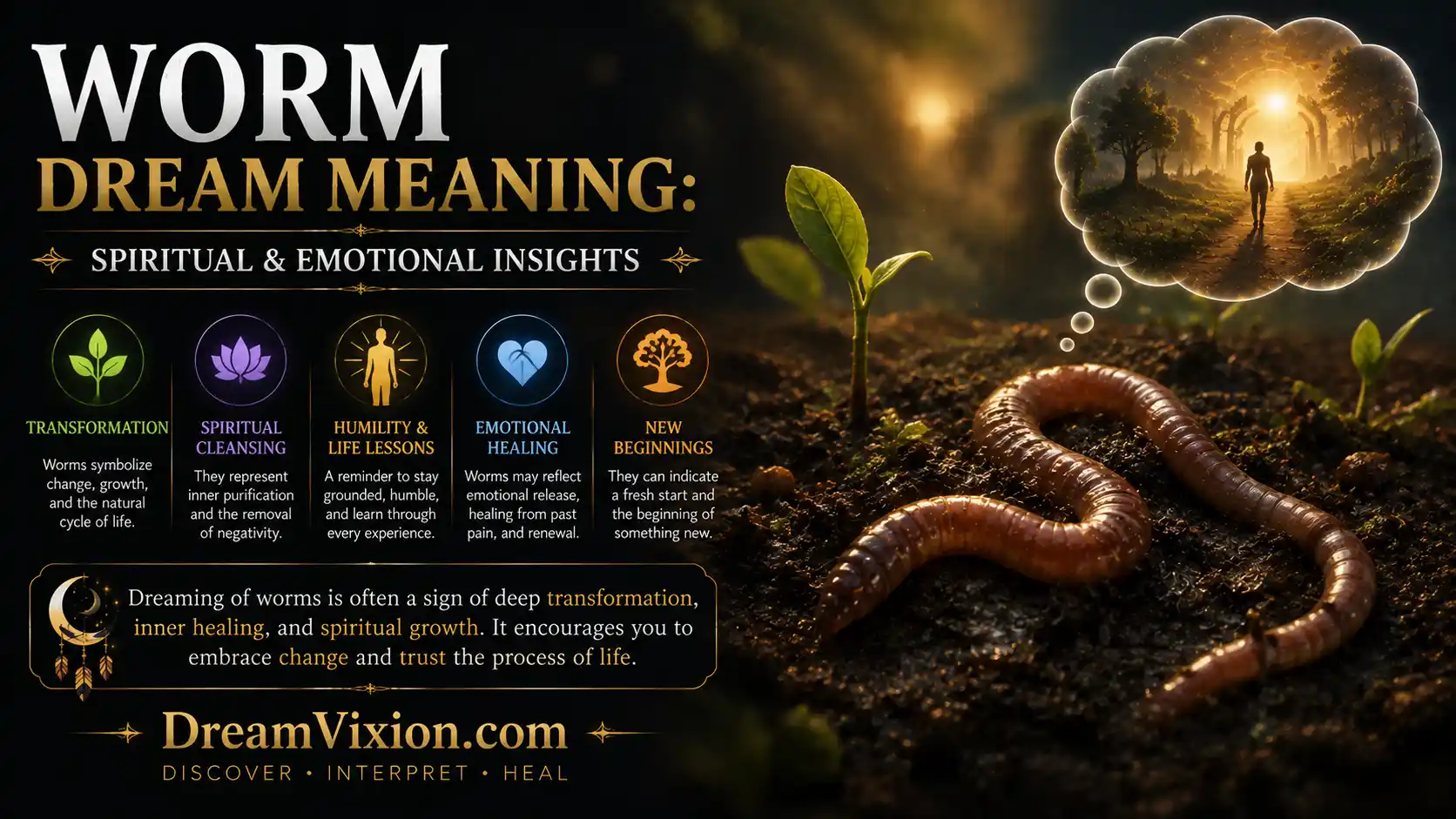 Worm Dream Meaning